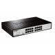 D-Link DGS-1016D/E network switch Unmanaged Black, Metallic