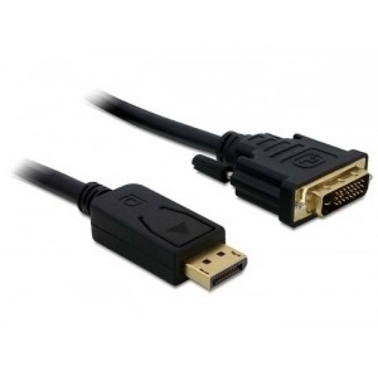 DeLOCK Displayport > DVI 24+1 St/St 2m DVI-D