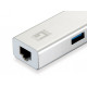 LevelOne Gigabit USB Network Adapter, USB Hub