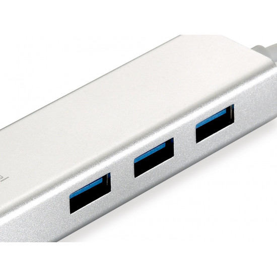 LevelOne Gigabit USB Network Adapter, USB Hub