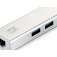 LevelOne Gigabit USB Network Adapter, USB Hub