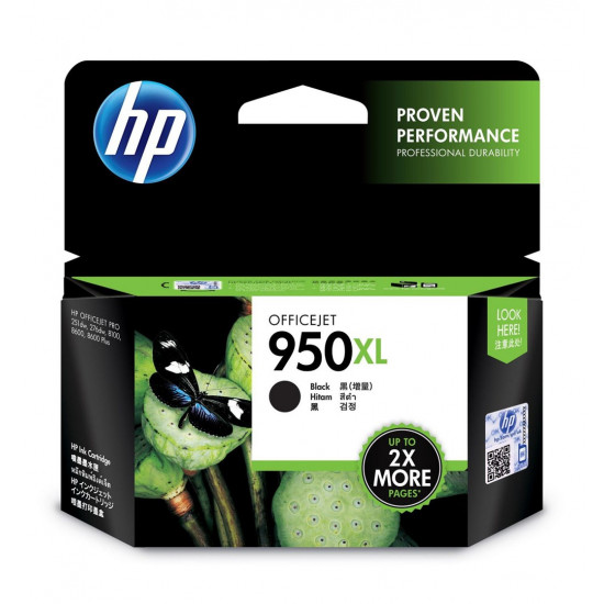 HP 950XL - Hojtydende - sort - origina