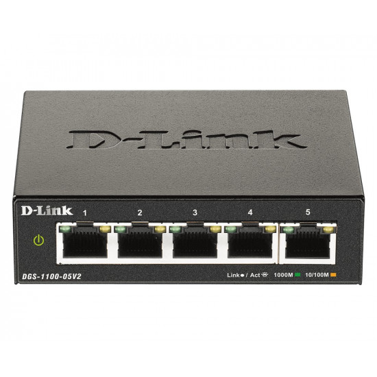 D-Link DGS 1100-05V2 - switch - 5 port