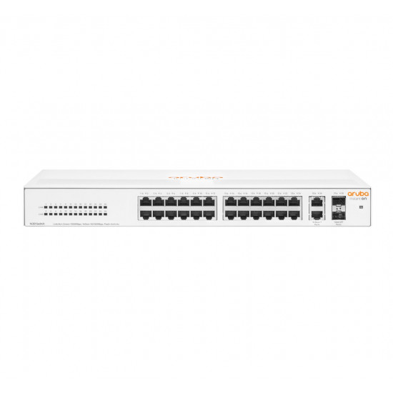 HPE Aruba Networking Aruba Instant On 1430 26G 2SFP Unmanaged L2 Gigabit Ethernet (10/100/1000) 1U