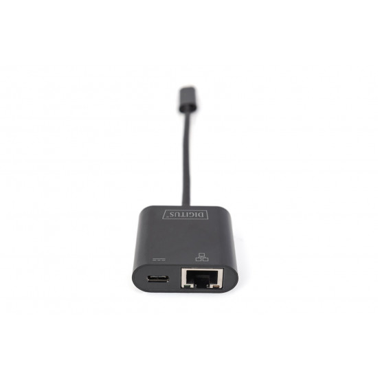 Digitus USB Type-C™ Gigabit Ethernet adapter with Power Delivery support