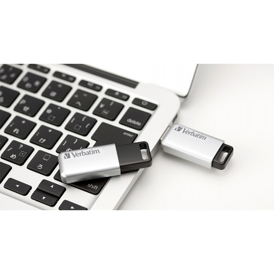 Verbatim Secure Pro - USB 3.0 Drive 16 GB - Silver