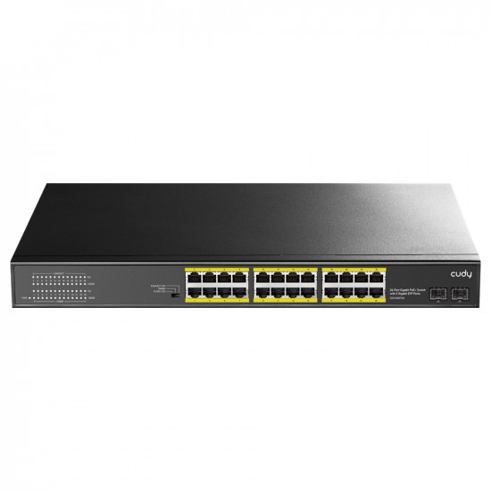 Cudy GS1028PS2 network switch Gigabit Ethernet (10/100/1000) Power over Ethernet (PoE) Black