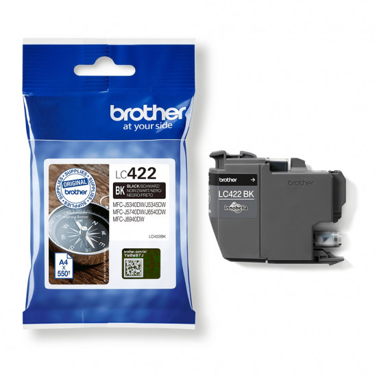 Brother LC-422BK ink cartridge 1 pc(s) Original Black