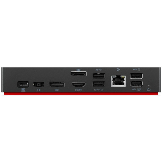 Lenovo ThinkPad Universal Thunderbolt 4 Smart Dock Wired Black