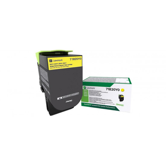 Lexmark 71B20Y0 toner cartridge 1 pc(s) Original Yellow