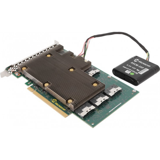 Microchip Technology SmartRAID 3258Up-32i/e RAID controller PCI Express x16 4.0 24 Gbit/s