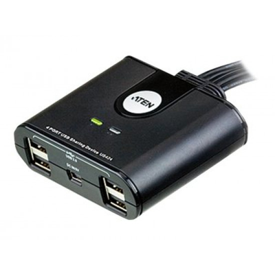 Aten 4-Port USB 2.0 Peripheral Sharing Device | Aten | 4 x 4 USB 2.0 Peripheral Sharing Switch