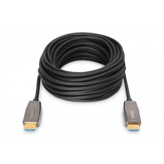 HDMI 2.1 Ultra High Speed 8K60Hz UHD HDMI A/HDMI A M/M Hybrid Connection Cable Black 20m