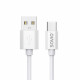 USB cable 2 m USB 2.0, USB A - USB C White SAVIO CL-168