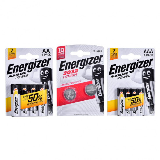 DISPLAY ENERGIZER BATTERIEN 16xAA+13xAAA+8xCR2032