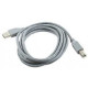 Gembird 1.8m USB 2.0 A/B M USB cable USB A USB B Grey