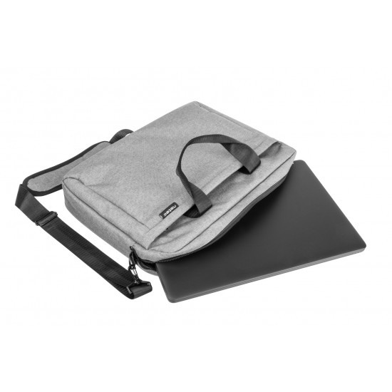 NATEC Mustela notebook bag 15.6’ grey