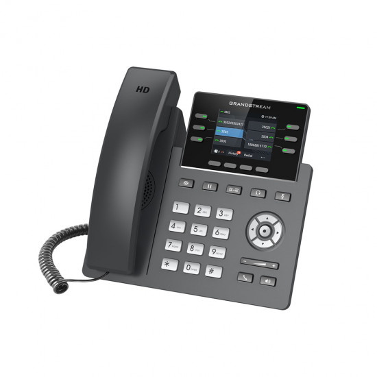 Grandstream Networks GRP2613 IP phone Black 4 lines TFT