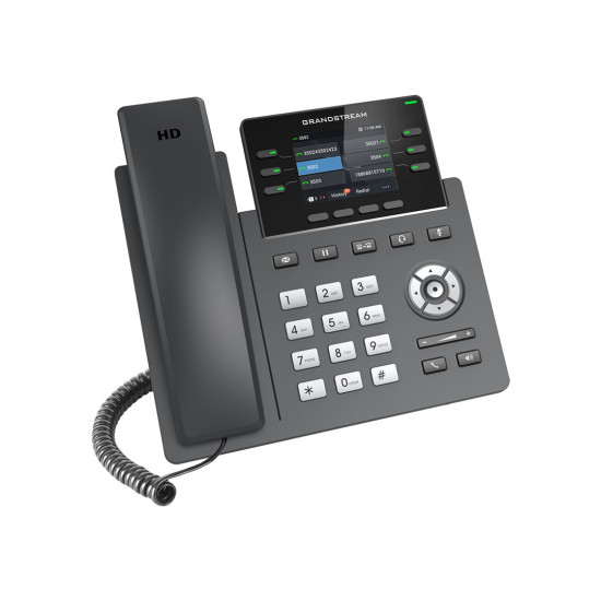 Grandstream Networks GRP2613 IP phone Black 4 lines TFT