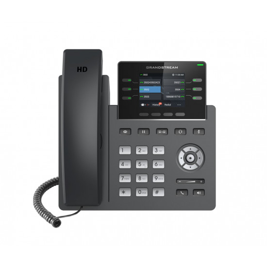 Grandstream Networks GRP2613 IP phone Black 4 lines TFT