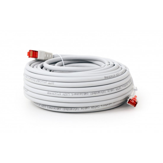 Gembird PP6A-LSZHCU-20M networking cable Grey Cat6a S/FTP (S-STP)