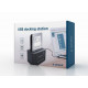 Gembird HD32-U2S-5 docking station for 2.5 and 3.5 hard drives USB 2.0 Type-A Black