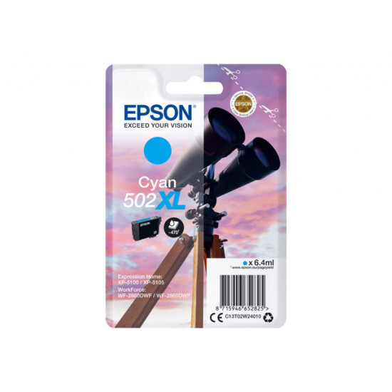 EPSON Singlepack Cyan 502XL Ink SEC