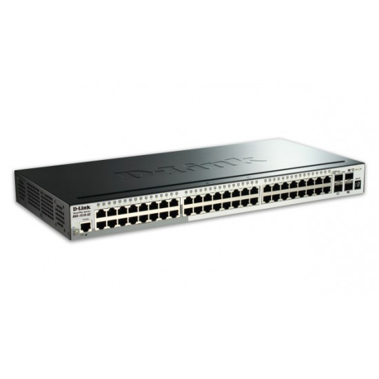 D-Link DGS-1510-52X network switch Managed L3 Gigabit Ethernet (10/100/1000) 1U Black