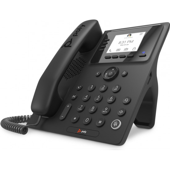 POLY CCX 350 Business Media Phone for Microsoft Teams and PoE-enabled