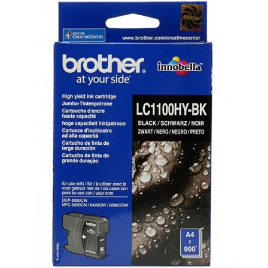 BROTHER LC-1100HYBK TONER HIGH BLK 900P