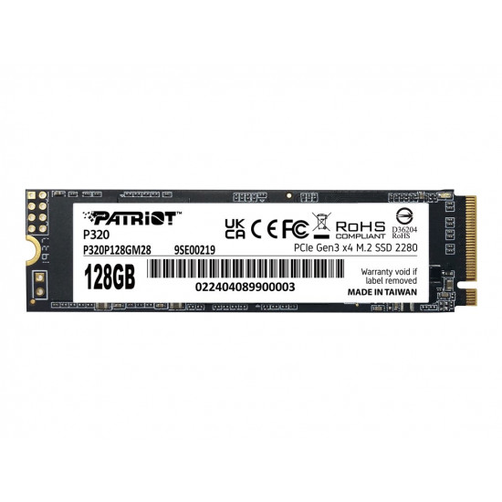 PATRIOT P320 128GB M.2 2280 PCIE SSD