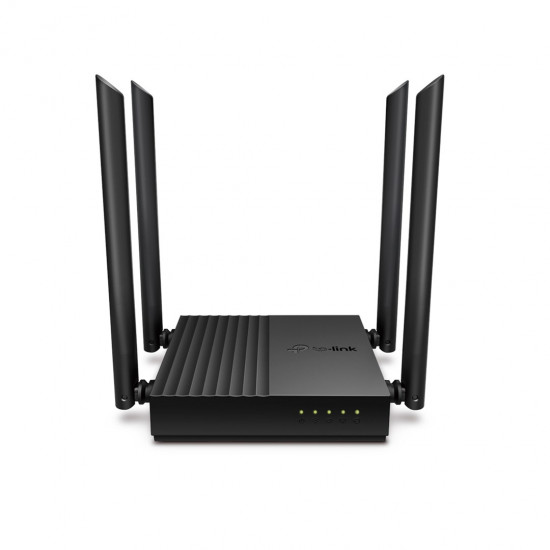 TP-Link ARCHER A64 wireless router Gigabit Ethernet Dual-band (2.4 GHz / 5 GHz) Black