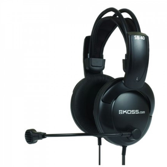 Koss SB40 headphones/headset Wired Head-band Calls/Music Black