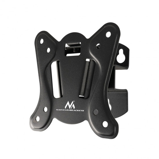 Maclean MC-415 TV Monitor Wall Mount 13-32 30kg Tilt Rotate max. VESA 100x100 30kg Black Slim Universal Powder Coated