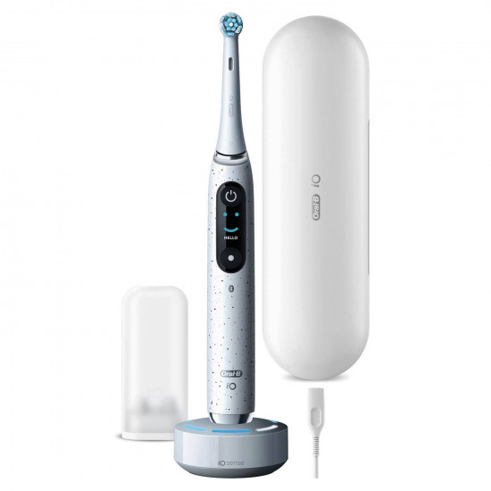 Oral-B | Electric Toothbrush | iO10 Series | Rechargeable | For adults | Number of brush heads included 1 | Number of teeth brushing modes 7 | Stardust White