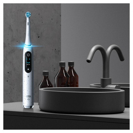 Oral-B | Electric Toothbrush | iO10 Series | Rechargeable | For adults | Number of brush heads included 1 | Number of teeth brushing modes 7 | Stardust White