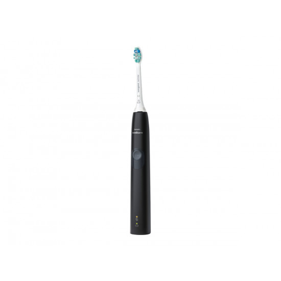 Philips | Electric Toothbrush with Pressure Sensor | HX6800/44 Sonicare ProtectiveClean 4300 | Rechargeable | For adults | Number of brush heads included 1 | Number of teeth brushing modes 1 | Sonic technology | Black/Grey