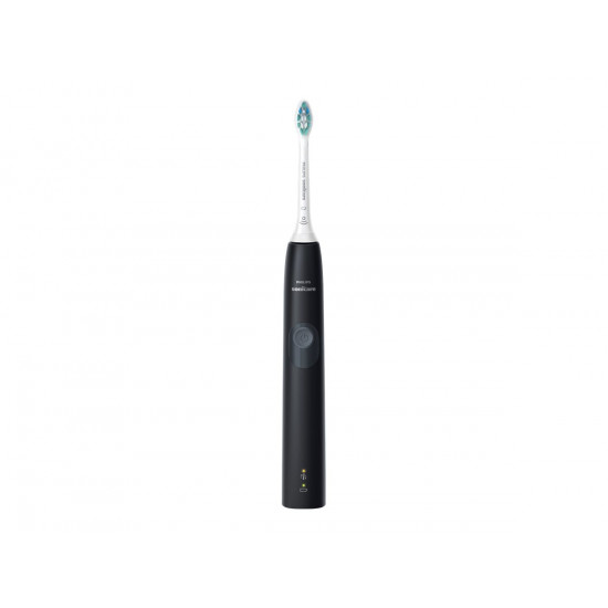 Philips | Electric Toothbrush with Pressure Sensor | HX6800/44 Sonicare ProtectiveClean 4300 | Rechargeable | For adults | Number of brush heads included 1 | Number of teeth brushing modes 1 | Sonic technology | Black/Grey