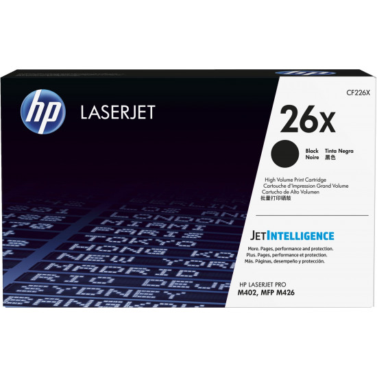 HP 26X High Yield Black Original LaserJet Toner Cartridge