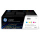 HP 312A Cyan Tri-Pack LaserJet Toner Cartridge