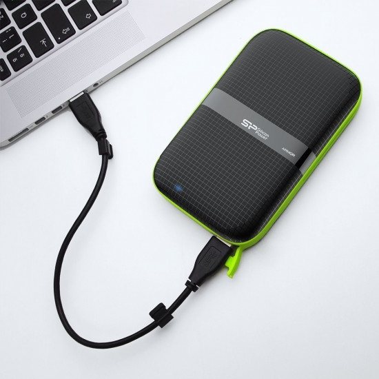 Silicon Power Armor A60 external hard drive 4000 GB Black,Green