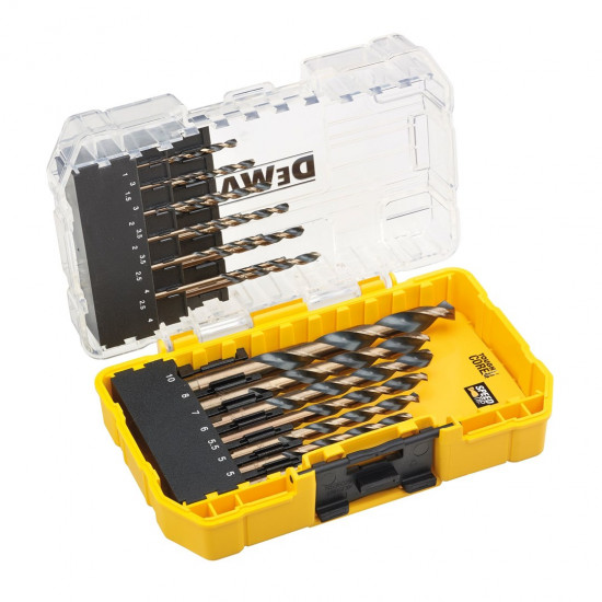 19-piece metal drill bit set