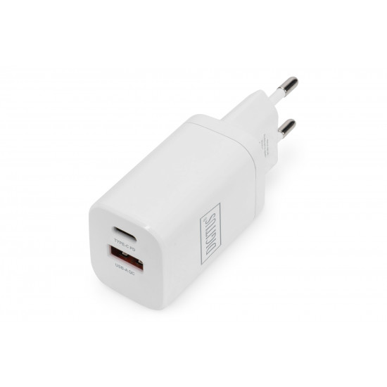 Digitus USB Charger 1x USB-A/1x USB-C, 30W | DA-10062