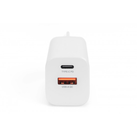 Digitus USB Charger 1x USB-A/1x USB-C, 30W | DA-10062