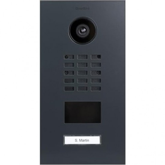 DoorBird D2101V IP Video Türstation V2A Edelstahl, RAL 7016