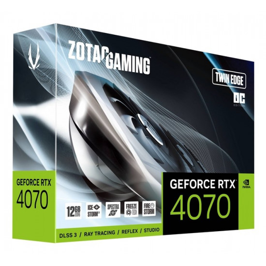 Zotac ZT-D40740H-10M graphics card NVIDIA GeForce RTX 4070 12 GB GDDR6