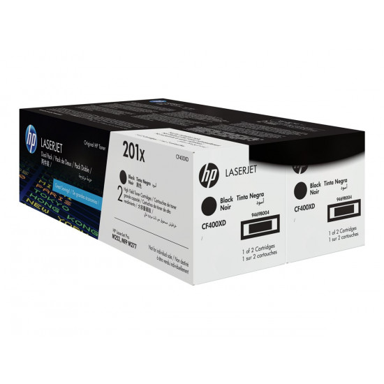 HP 201X Original LaserJet Toner Cartridges Black High Yield (2-pack)