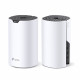 TP-LINK | AC1900 Whole Home Mesh Wi-Fi System | Deco S7 (2-pack) | 802.11ac | 10/100/1000 Mbit/s | Ethernet LAN (RJ-45) ports 1 | Mesh Support Yes | MU-MiMO Yes | No mobile broadband | Antenna type Internal