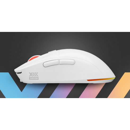 GENESIS Zircon XIII mouse Gaming Ambidextrous RF Wireless + USB Type-C Optical 26000 DPI