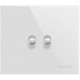 Double button SWITCH white Grenton